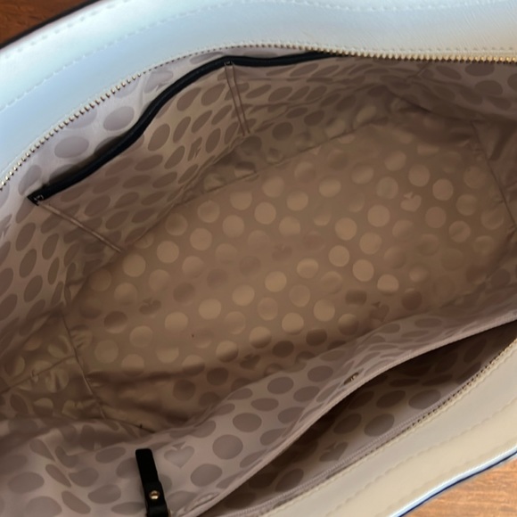 Kate Spade Two Tone Ivory and Black Tote Bag - Picture 13 of 15